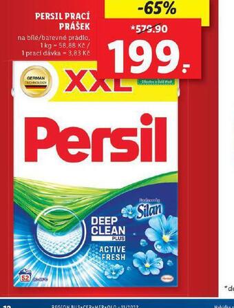Lidl Persil prací prášek nabídka