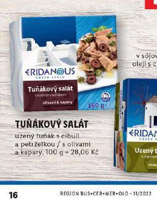 Lidl Tuňákový salát nabídka