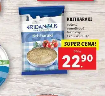 Lidl Kritharaki těstoviny nabídka