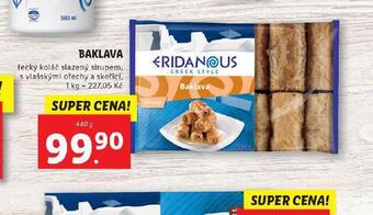 Lidl Baklava nabídka