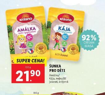 Lidl Šunka pro děti nabídka