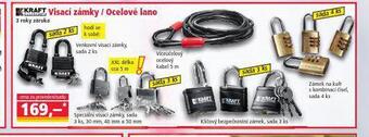Visací zámky / ocelové lano