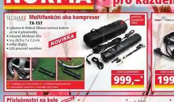 Multifunkční aku kompresor