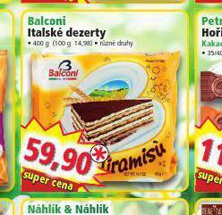 Norma Balconi italské dezerty nabídka