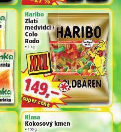 Norma Haribo zlatí medvídci / cola rado nabídka