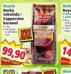 Norma Hearts horná čokoláda nabídka
