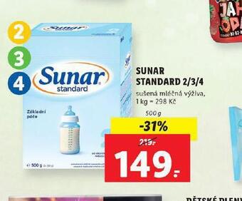 Lidl Sunar standard 2,3,4 nabídka