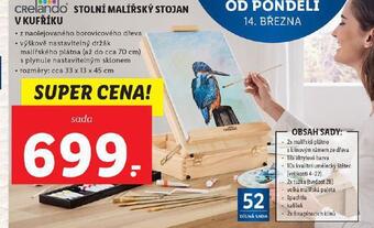 Lidl Stolní malířský stojan v kufříku nabídka
