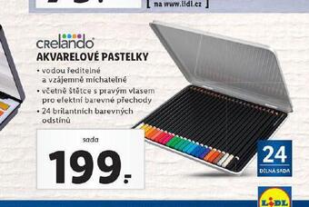 Lidl Akvarelové pastelky nabídka