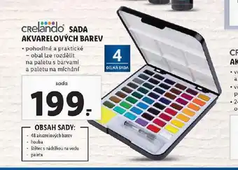 Lidl Sada kvarelových barev nabídka