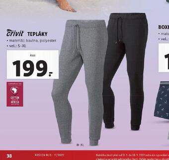 Lidl Tepláky nabídka