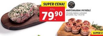 Lidl Krůtí roláda s petrželí nabídka