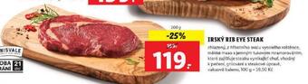 Lidl Irský rib eye steak nabídka