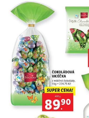 Lidl Čokoládová vajíčka nabídka