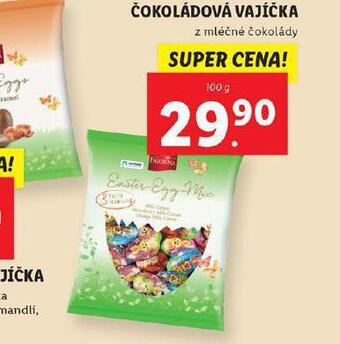 Lidl Čokoládová vajíčka nabídka