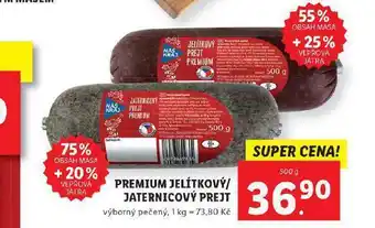 Lidl Premium jaternicový prejt nabídka