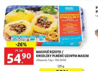 Lidl Knedlíky plněné uzeným masem nabídka