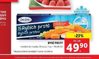 Lidl Rybí prsty nabídka