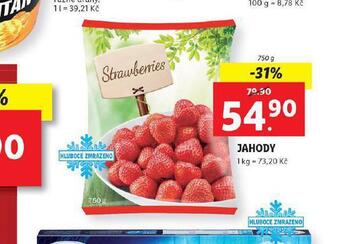 Lidl Jahody nabídka