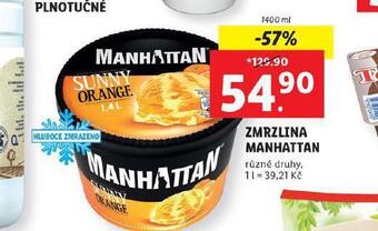 Lidl Zmrzlina manhattan nabídka