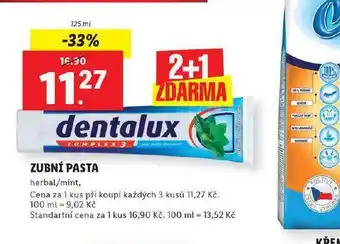 Dentalux zubní pasta
