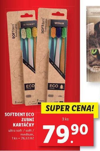 Lidl Sofdent eco zubní kartáčky nabídka