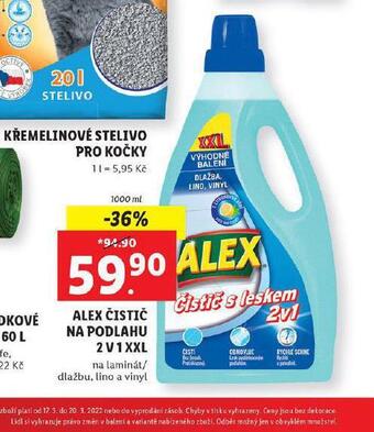 Alex čistič na podlahu 2v1 xxl