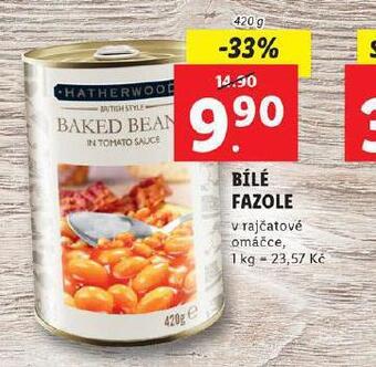 Lidl Bílé fazole nabídka