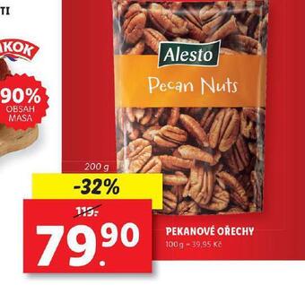 Lidl Pekanové ořechy nabídka