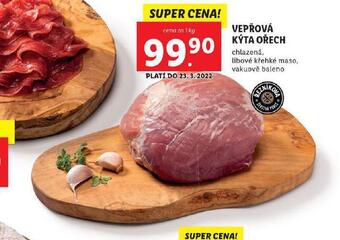 Lidl Vepřová kýta ořech nabídka