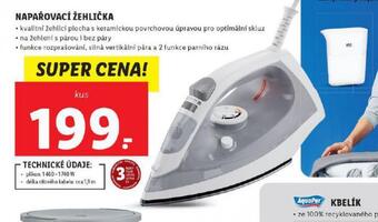 Lidl Napařovací žehlička nabídka