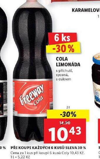Lidl Cola limonáda nabídka