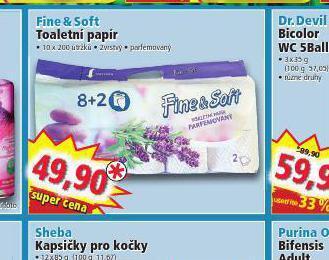 Norma Fine & soft toaletní papír nabídka