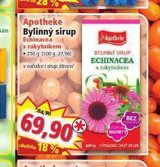 Norma Apotheke bylinný sirup nabídka