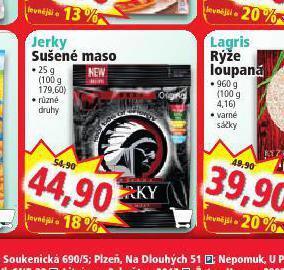 Norma Jery sušené maso nabídka