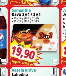 Norma Samantha káva 2v1/3v1 nabídka