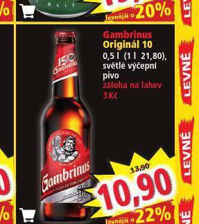 Norma Pivo gambrinus originál nabídka