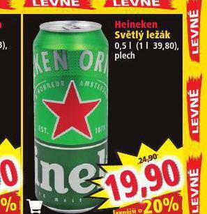 Norma Pivo heineken nabídka