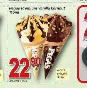 Lidl Pegas premium vanilka kornout nabídka