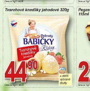Lidl Tvarohové knedlíky jahodové nabídka