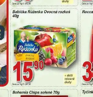 Lidl Babička růženka ovocný čaj nabídka
