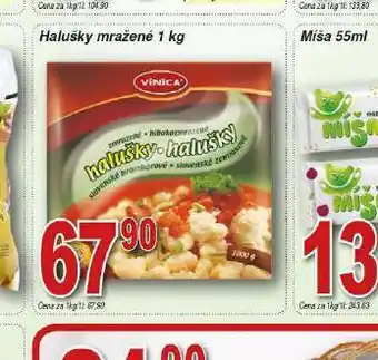 Lidl Halušky mražené nabídka