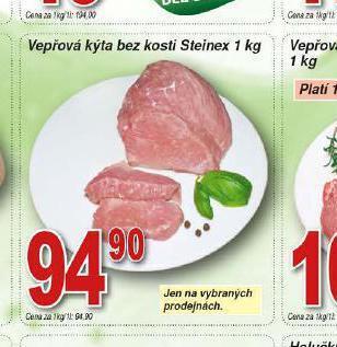 Lidl Vepřová kýta bez kosti nabídka