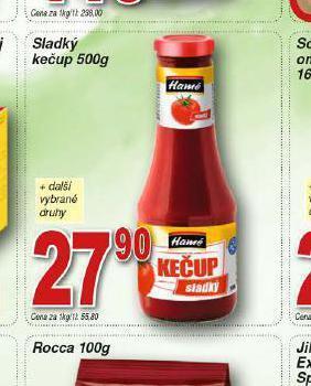 Lidl Hamé sladký kečup nabídka