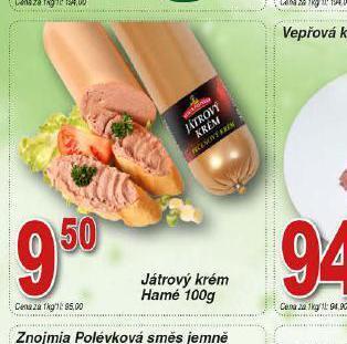 Lidl Játrový krém nabídka