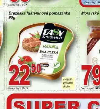 Lidl Brazilská luštěninová pomazánka nabídka