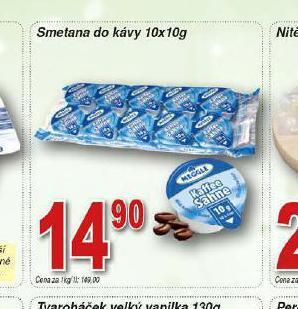 Lidl Smetana do kávy nabídka