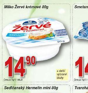 Lidl Milko žervé krémové nabídka