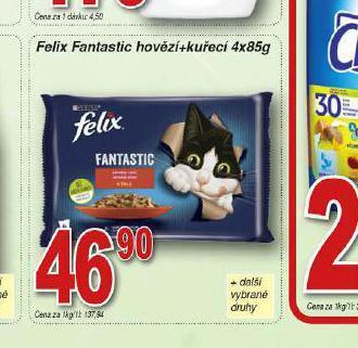 Lidl Felix fantastic kapsičky pro kočky nabídka