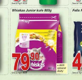 Lidl Whiskas junior kuře nabídka